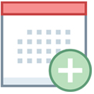 Calendar icon for adding event to your calendar